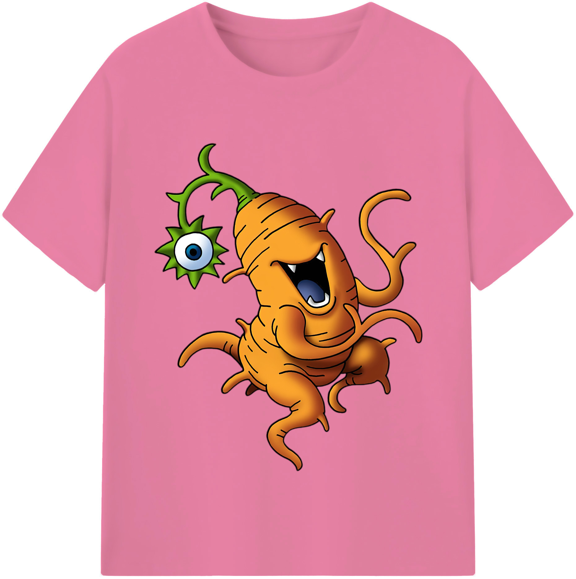 （画像用） ドラゴンクエスト Doragon Kuesuto Dragon Quest 綿100％半袖Tシャツ（フロントプリント）